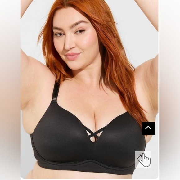 TORRID 360 XO BACK SMOOTHING WIRE-FREE PUSH-UP PLUNGE BRA 42 DDD Everday Bra NWT - Picture 10 of 11